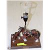 Image 1 : CLYDESDALE MARE  AND FOAL LAMP