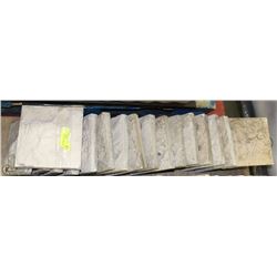 20 CONCRETE STEPPING STONES  8"X8"