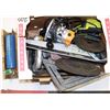 Image 1 : LARGE BOX OF POWER TOOLS, HAND TOOLS AND MORE
