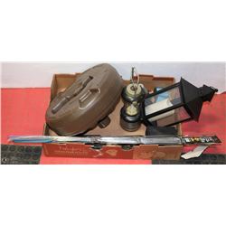 FLAT OF BBQ /CAMPING ITEMS