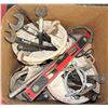Image 1 : LARGE BOX W/IRON WORKER WRENCHES &
