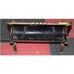 VINTAGE BRASS PAPER LOG ROLLER