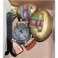 LOT OF ASSORTED COW BELLS
