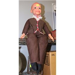 VINTAGE TOMMY TOPPER PUPPET ON STAND