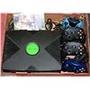 Image 1 : ORIGINAL XBOX CONSOLE WITH 4 CONTROLLERS & 1 GAME