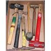 Image 1 : FLAT W/6 HAMMERS INCLUDING SLEDGE,