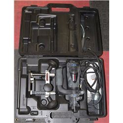 DREMEL SET UP TO BE A ROUTER KIT IN HARD CASE
