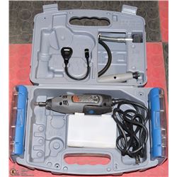 DREMEL DIE GRINDER WITH EXTRA ROTATING HEADS& MORE