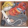Image 1 : LARGE BOX OF EXTENSION CORDS