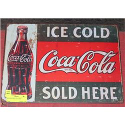 ICE COLD COCA COLA SIGN