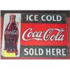 Image 1 : ICE COLD COCA COLA SIGN