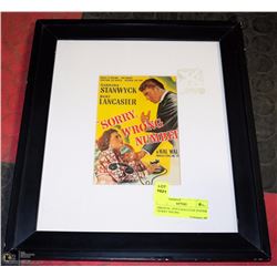 ORIGINAL 1950'S MAGAZINE POSTER “SORRY WRONG