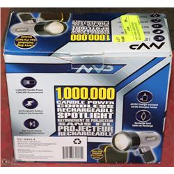 NVP 1000000 CANDLE POWER RECHARGEABLE SPOTLIGHT