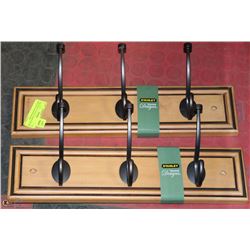 TWO NEW STANLEY HOME DESIGNS WOODEN HANGING RACKS