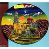 Image 1 : MEXICAN HAND PAINTED AND SIGNED WALL PLATE