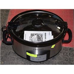 CROCK POT SLOWCOOKER DIGITAL DISPLAY STAINLESS