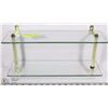 Image 1 : 2 WALL MOUNTING GLASS SHELVES