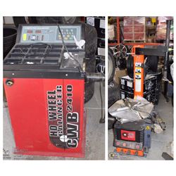 FEATURED ITEMS: HD WHEEL BALANCER AND HD TIRE CHANGER