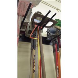 Grouping of various shovels and scraper