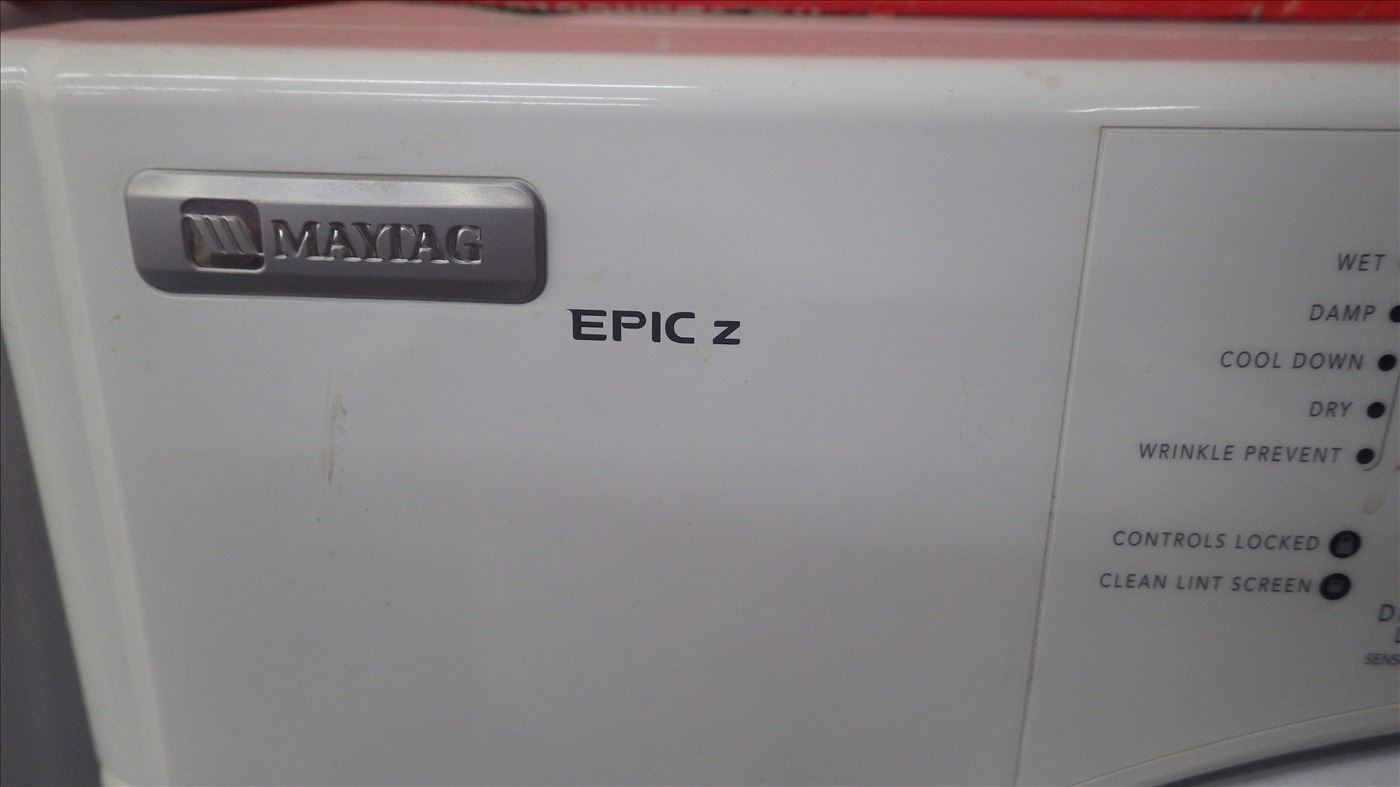 Maytag Epic Z front load dryer with bottom drawer