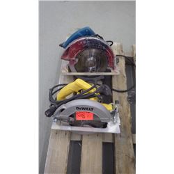 DeWalt 7 1/4" skillsaw (used once) and Makita 7 1/4" skill saw