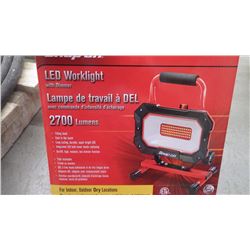 Unused snap-on LED work light with dimmer w/2700