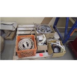 Pallet with misc electrical items