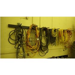 Top rack with approx 8 electrical H.D. cords