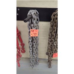 1 - 7/16"x20' chain with grab hook ends