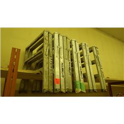 6 aluminum saw horses