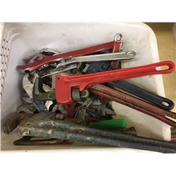 Crescent wrenching, pipe wrenches, etc