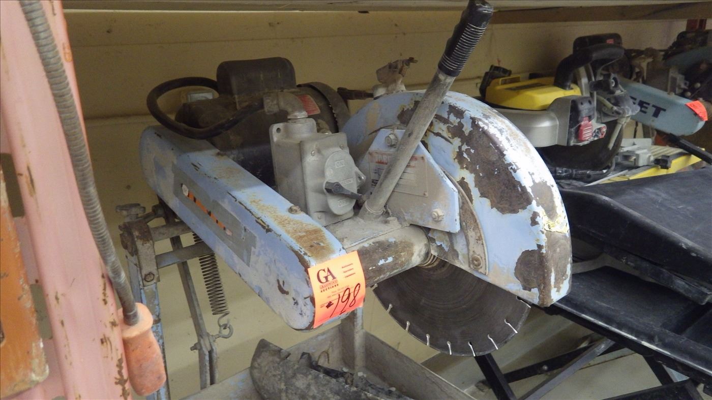 14' Target masonry saw 110v