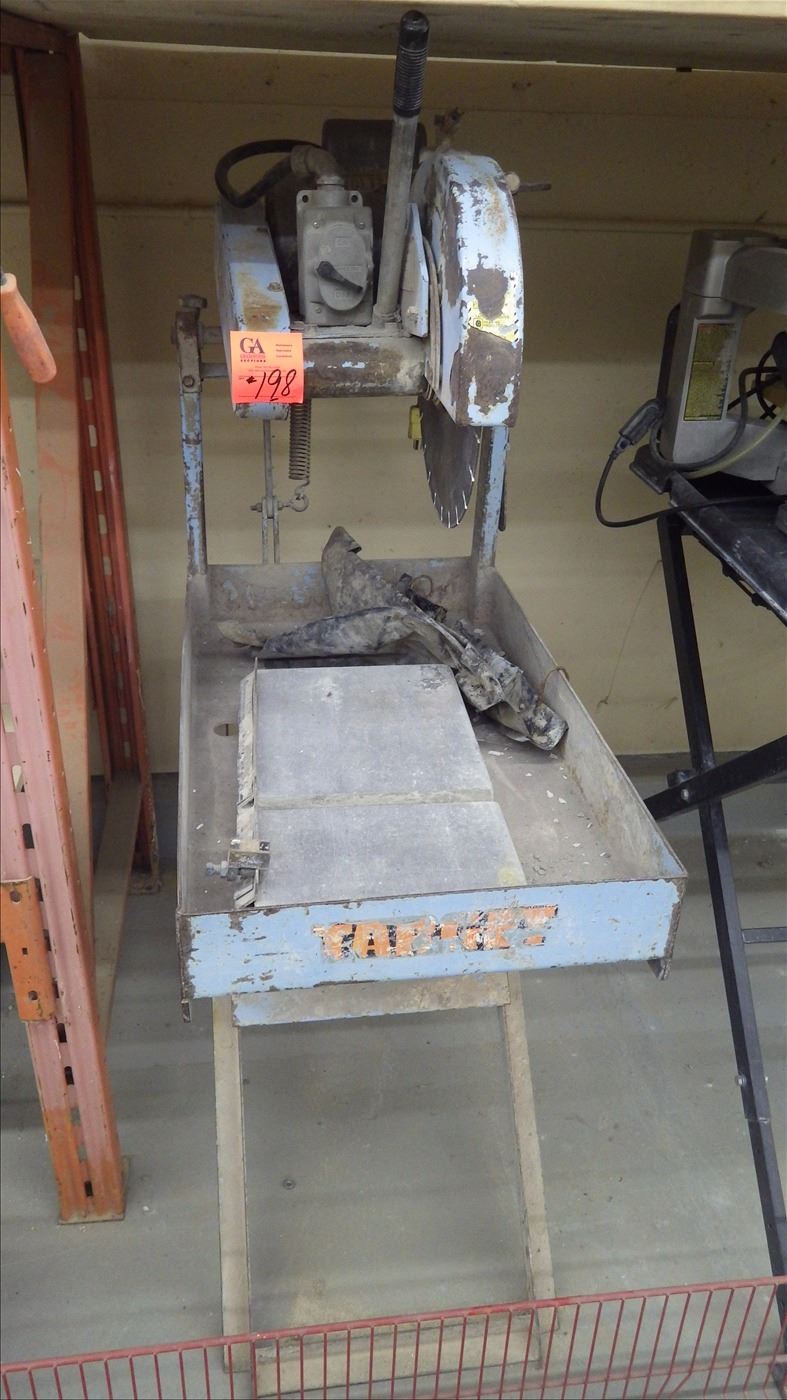 14' Target masonry saw 110v