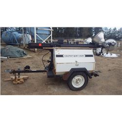 Coleman quiet light power plant with diesel cylinder Kabota engine 6509 hours