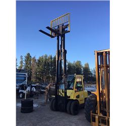 Hyster model 80 - 8000lb propane forklift (ser# L005V02551B) dual wheels, side shift (ser# T8266C189