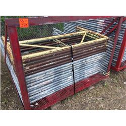 Eleven 6' Scaffold Frames plus Six half high frames
