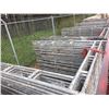 Image 2 : Twenty five 6' Scaffold frames with scaffold rack
