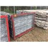 Image 1 : Twenty five 6' Scaffold frames with scaffold rack