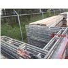 Image 2 : Twenty five 6' Scaffold frames with scaffold rack