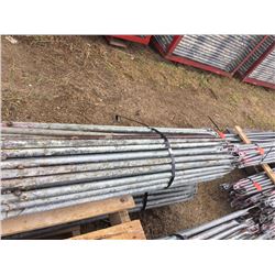 Bundle of Twenty five 8' scaffold braces