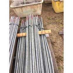 Bundle of Twenty Five Scaffold Guard Rails