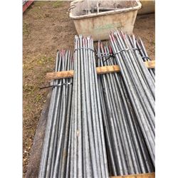 Bundle of Twenty Five Scaffold Guard Rails