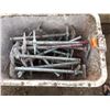 Image 1 : Bin of Twenty Five scaffold screw jacks