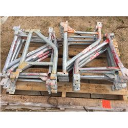 Fourteen scaffold outriggers