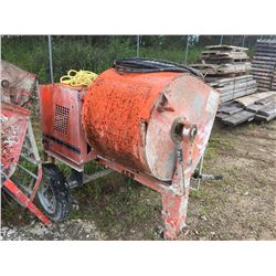 220 wired 3 bag mortar mixer with power cord
