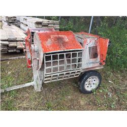 5.5 Honda gas engine 2 bag mortar mixer