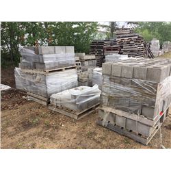 Approx 20 pallets of Misc 8" & 6" blocks