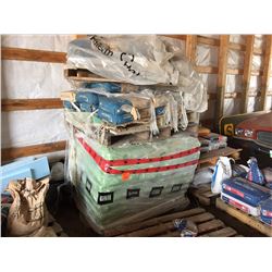 Pallet of approx 45 bags of type S Masons choice mortar plus misc