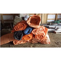 Approx 12 insulated 10 x 20 insulated tarps