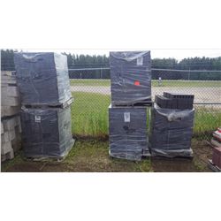 Five pallets of midnight black emperer smooth faced brick